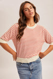 Red White Game Day Sweater