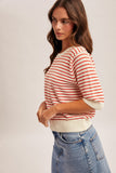 Red White Game Day Sweater
