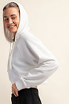French Terry Hoodie - White