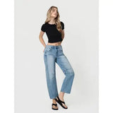 High Rise Barrel Jean