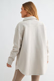 Mono B Snap-on Shacket with Pockets