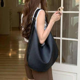 Vegan Leather Slouchy Hobo Bag
