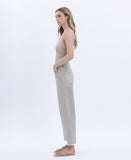 Super High Rise Frayed Hem Wide Barrel Leg