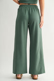 Mono B Luxe Sand Rib Wide Leg Pants