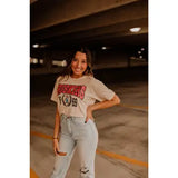 Huskers 1869 Vintage Crop Tee