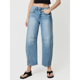 High Rise Barrel Jean