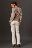 Ultra Soft Boatneck Sweater - Taupe