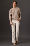 Ultra Soft Boatneck Sweater - Taupe