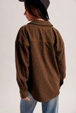 Brushed Animal Print Shacket