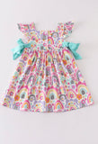 Rainbow Ruffle Dress