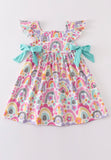 Rainbow Ruffle Dress