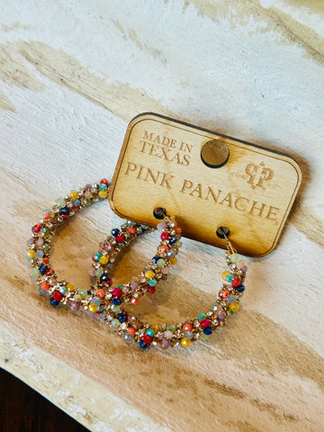 Beaded PP Hoops