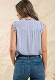 Smoke Yoke Blouse - Chambray