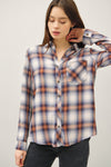 Chestnut Blue Plaid Flannel