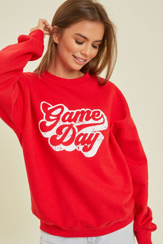 Red Game Day Sweatshirt