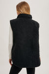 Reversible Sherpa Vest - BLK