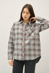 Grey Classic Plaid Shirt