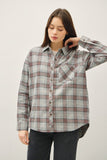 Grey Classic Plaid Shirt