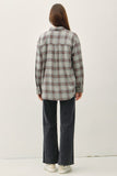 Grey Classic Plaid Shirt