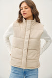 Beige Suede-Ish Vest