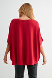 Garnet Red Laguna Boatneck Top