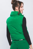 Solid Reversible Vest - Green