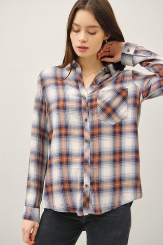 Denim Robertson Plaid Shirt
