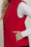 Red Quilted Vest