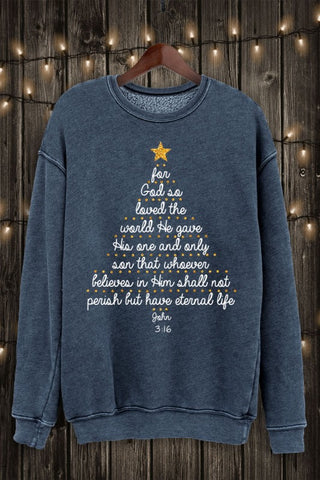 Tree Of Love John 3:16 Sweatshirt