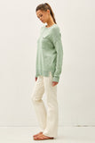 Morning Mist Slub Sweater