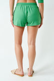 BRUSHED HACCI LOUNGE SHORTS - GREEN POP