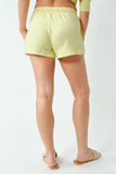 BRUSHED HACCI LOUNGE SHORTS - YELLOW