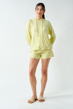 BRUSHED HACCI LOUNGE SHORTS - YELLOW