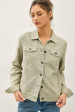 SAGE LIGHTWEIGHT LINEN JACKET