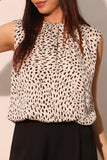 LEOPARD SAYIN BUBBLE TOP