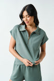 LAGUNA HALF ZIP SET - ELDERGREEN