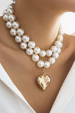 Pearl Heart Necklace