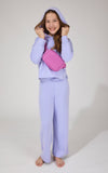 Girls Hoodie/Fanny Bag Set - Lavender