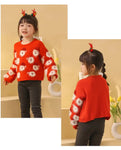 Divas Christmas Fuzzy Sweater - Red