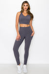 Butter-Soft Pocketed Athleisure Leggings - Charcoal