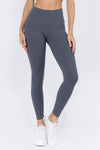 Buttery Soft Active Leggings - Charcoal