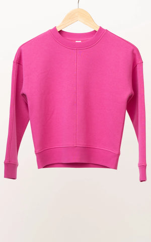 Girls Butter Sweatshirt/ Jogger Set - Pink