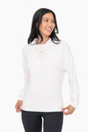 MonoB Ivory CowlNeck Pullover