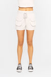 Cozy Comfort Cargo Shorts - PGrey