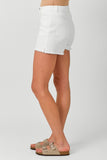 White Denim Shorts