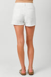 White Denim Shorts