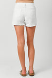 White Denim Shorts