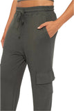 MONOB BRUSHED HACCI CARGO LOUNGE JOGGER PANT