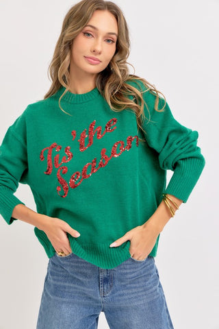 Tis The Season Sweater - Green