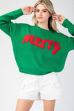 Green Merry Sweater